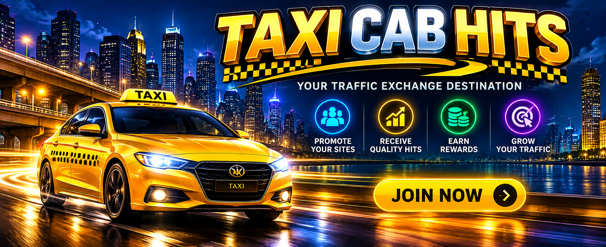 Taxi Cab Hits - Drive Your Traffic